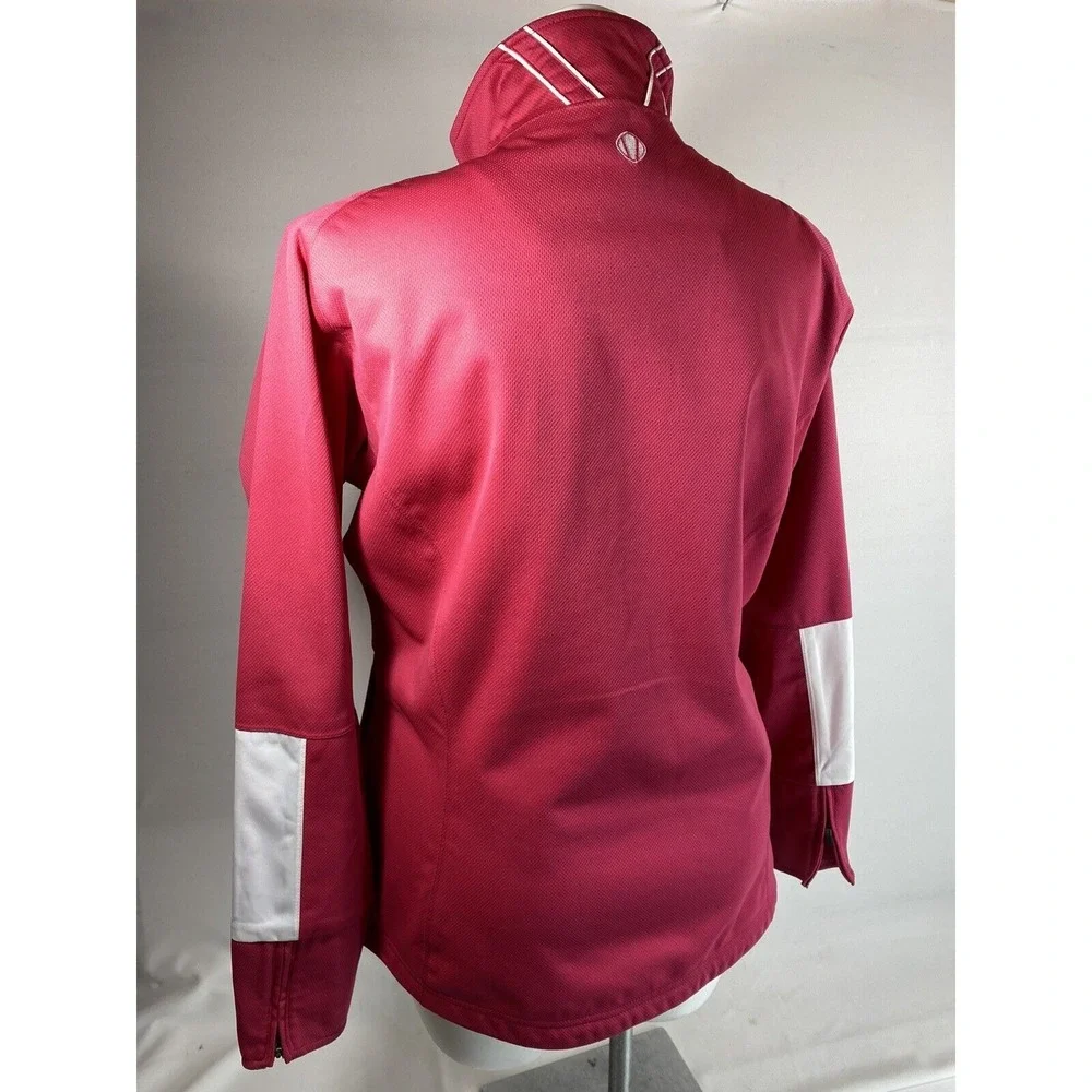 Sunice Half‎ Zip Pullover Womens Large Pink Golfcore Athletic Outdoor Layer
